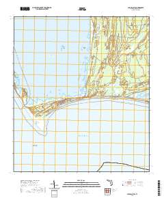 Cape San Blas 2021 topographic map thumbnail