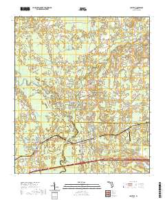 Caryville 2021 topographic map thumbnail