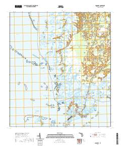 Cedar Key 2021 topographic map thumbnail