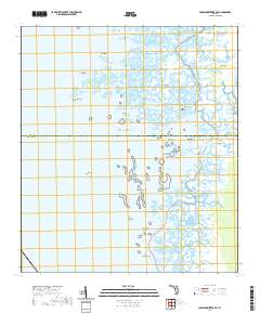 Chassahowitzka Bay 2021 topographic map thumbnail