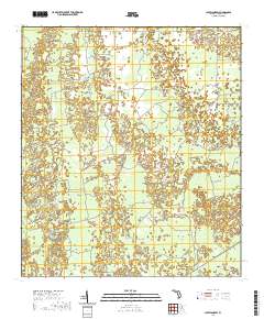 Chiefland SW 2021 topographic map thumbnail