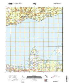 Choctaw Beach 2021 topographic map thumbnail