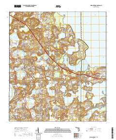 Clermont East 2021 topographic map thumbnail