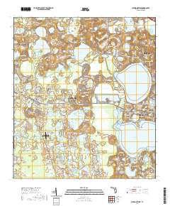 Clermont West 2021 topographic map thumbnail