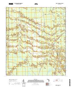 Cooks Hammock 2021 topographic map thumbnail