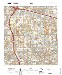 Cooper City 2021 topographic map thumbnail