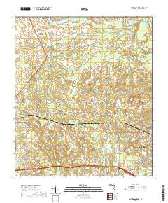 Cottondale East 2021 topographic map thumbnail