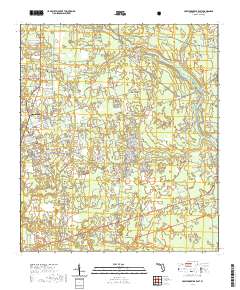 Crawfordville East 2021 topographic map thumbnail