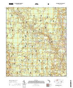 Crawfordville West 2021 topographic map thumbnail