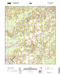 Cross City East 2021 topographic map thumbnail