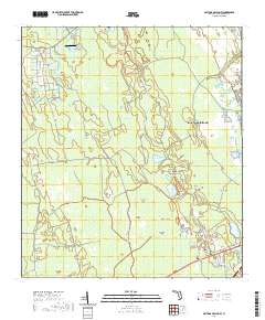 Daytona Beach NW 2021 topographic map thumbnail