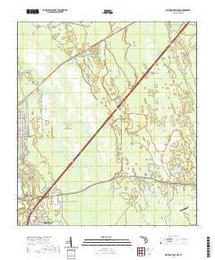 Daytona Beach SW 2021 topographic map thumbnail
