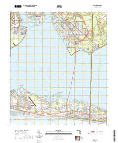 Destin 2021 topographic map thumbnail