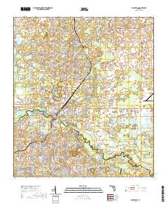 Dunnellon 2021 topographic map thumbnail