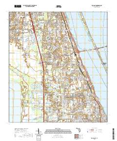 Eau Gallie 2021 topographic map thumbnail
