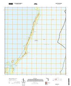 Elliott Key 2021 topographic map thumbnail