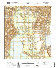 Emeralda Island 2021 topographic map thumbnail