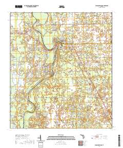 Fanning Springs 2021 topographic map thumbnail
