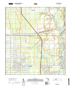 Fellsmere 2021 topographic map thumbnail