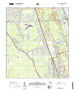 Flagler Beach West 2021 topographic map thumbnail