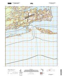 Fort Barrancas 2021 topographic map thumbnail