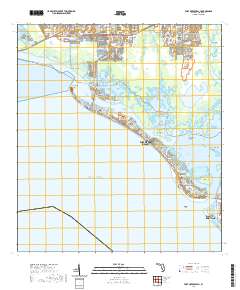Fort Myers Beach 2021 topographic map thumbnail