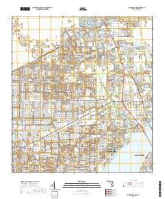 Fort Myers NW 2021 topographic map thumbnail
