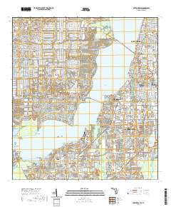 Fort Myers SW 2021 topographic map thumbnail