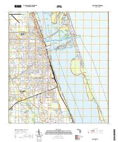Fort Pierce 2021 topographic map thumbnail
