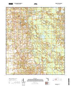Fourmile Lake 2021 topographic map thumbnail