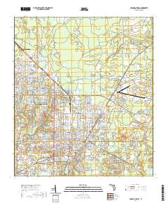 Gainesville East 2021 topographic map thumbnail