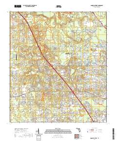 Gainesville West 2021 topographic map thumbnail