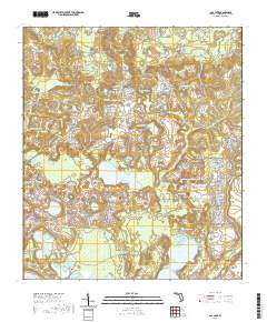 Gap Lake 2021 topographic map thumbnail