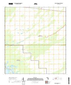 Gator Hook Swamp 2021 topographic map thumbnail