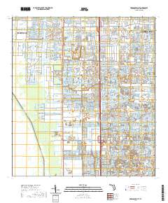 Greenacres City 2021 topographic map thumbnail