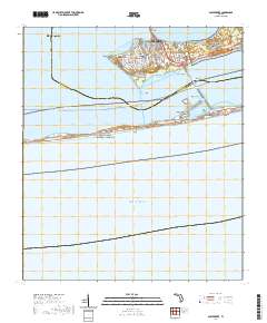 Gulf Breeze 2021 topographic map thumbnail