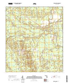 Hampton Springs 2021 topographic map thumbnail