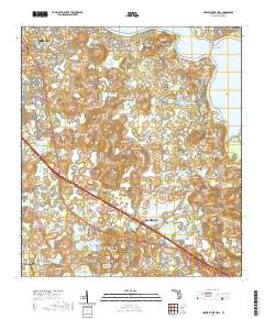 Howey-in-the-Hills 2021 topographic map thumbnail