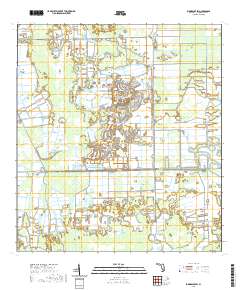 Immokalee SW 2021 topographic map thumbnail