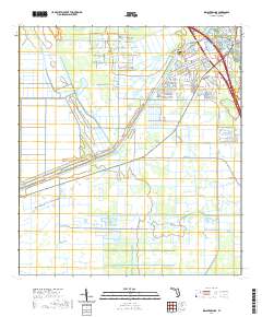 Indiantown SE 2021 topographic map thumbnail