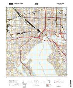Jacksonville 2021 topographic map thumbnail