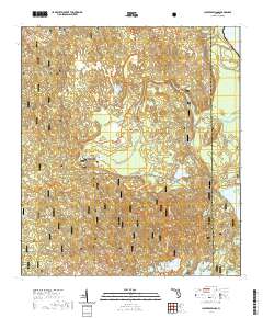 Juniper Springs 2021 topographic map thumbnail