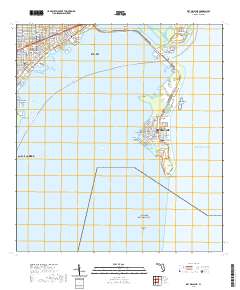 Key Biscayne 2021 topographic map thumbnail