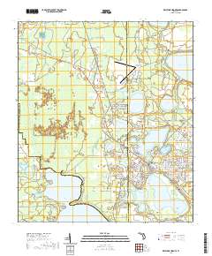 Keystone Heights 2021 topographic map thumbnail
