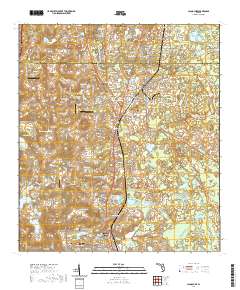 Lacoochee 2021 topographic map preview