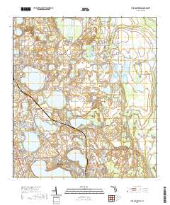 Lake Arbuckle SW 2021 topographic map thumbnail