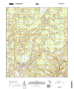 Lake Butler 2021 topographic map thumbnail