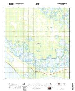 Lake Ingraham East 2021 topographic map thumbnail