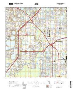 Lake Jessamine 2021 topographic map thumbnail