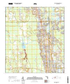 Lake Louisa SW 2021 topographic map thumbnail